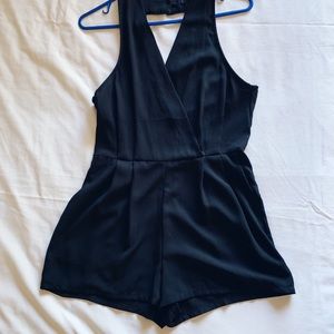 F21 Black Romper